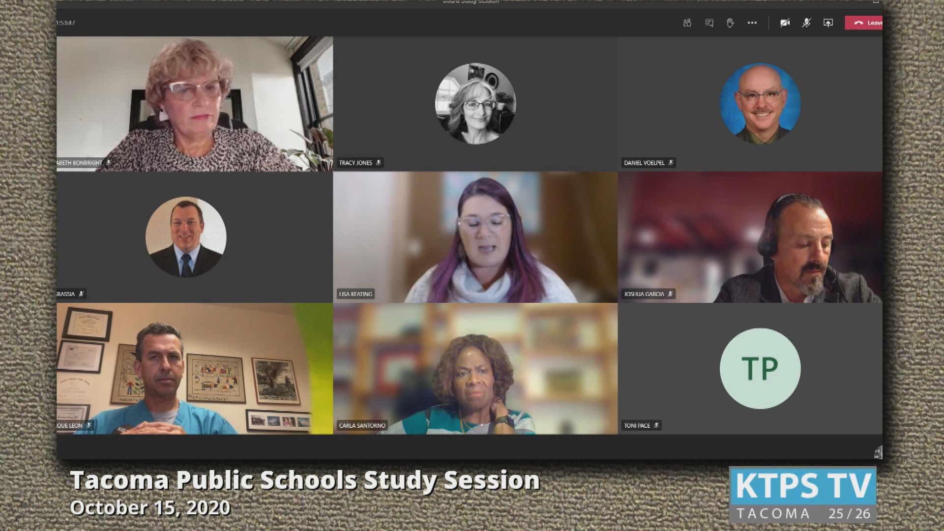 Thumbnail image for October 15, 2020 Board Study Session